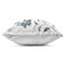 Stupell Industries Flower Pattern with Bird Perched Outdoor Printed Pillow, design by Janet Tava, 18 x 7 x 18
